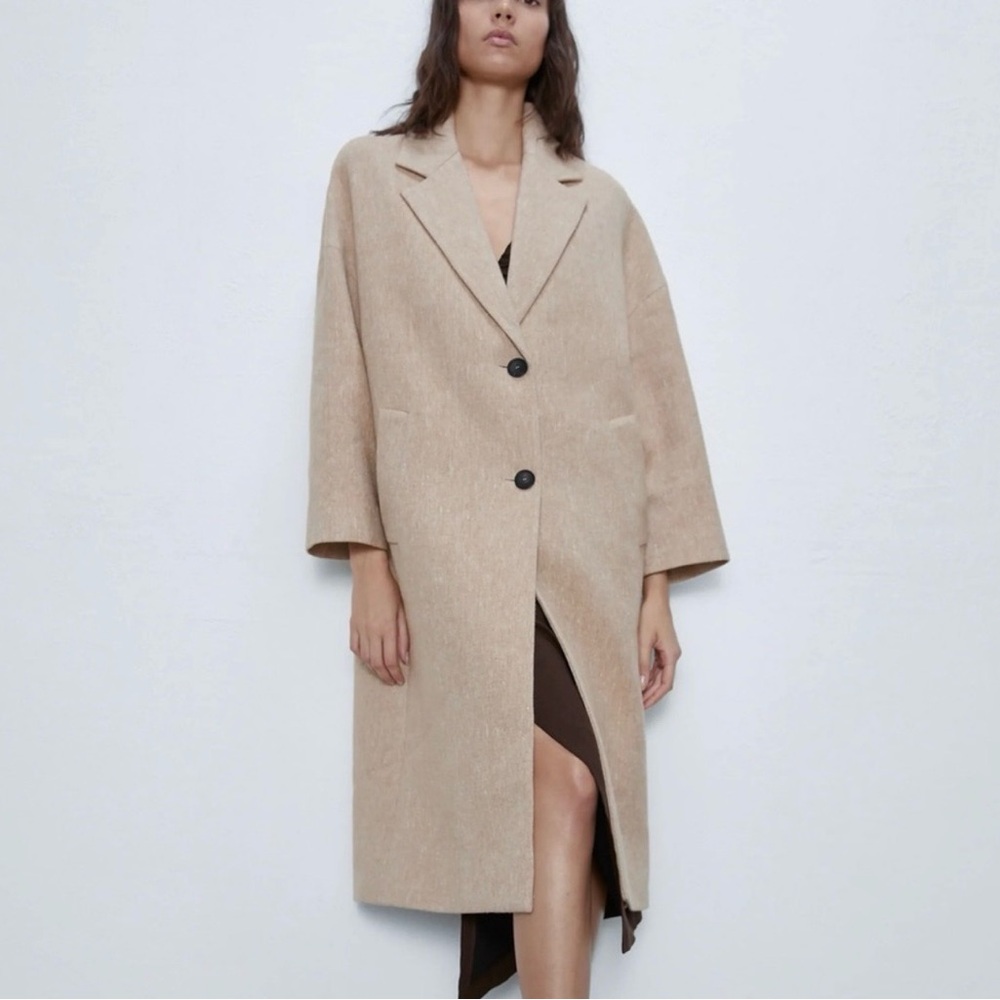 Brand new with tags Zara oversized rustic coat